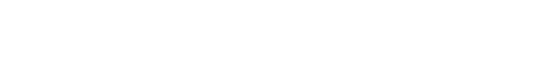 Hansa Lines logo uz balta fona